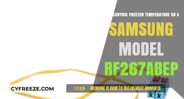 Mastering Samsung RF267ABEP Freezer Temperature Control: Tips and Tricks