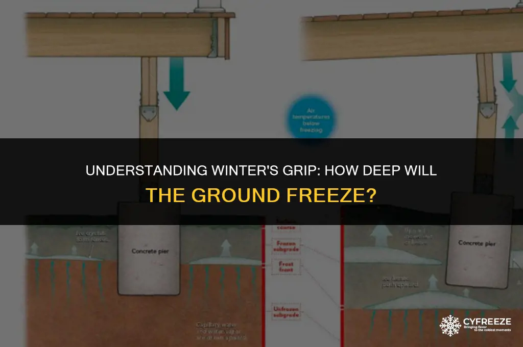 how deep will ground freeze