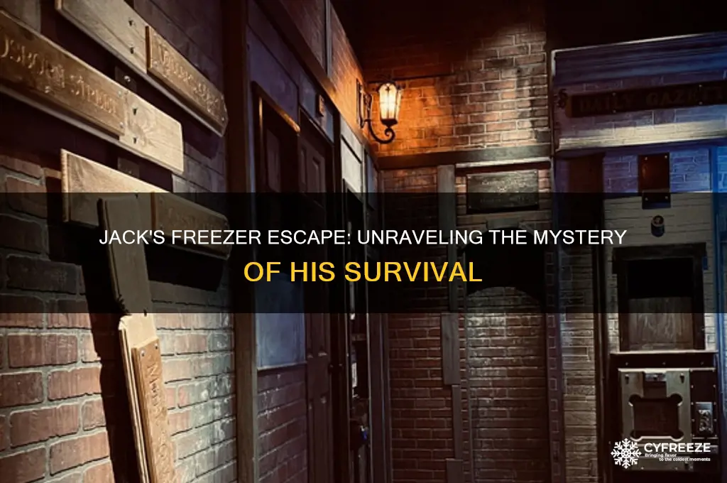 how did jack get out of the freezer