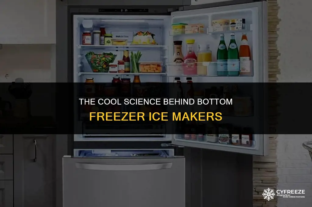 how do bottom freezer refrigerators make ice
