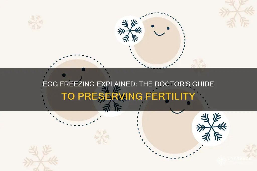 how do doctors freeze eggs
