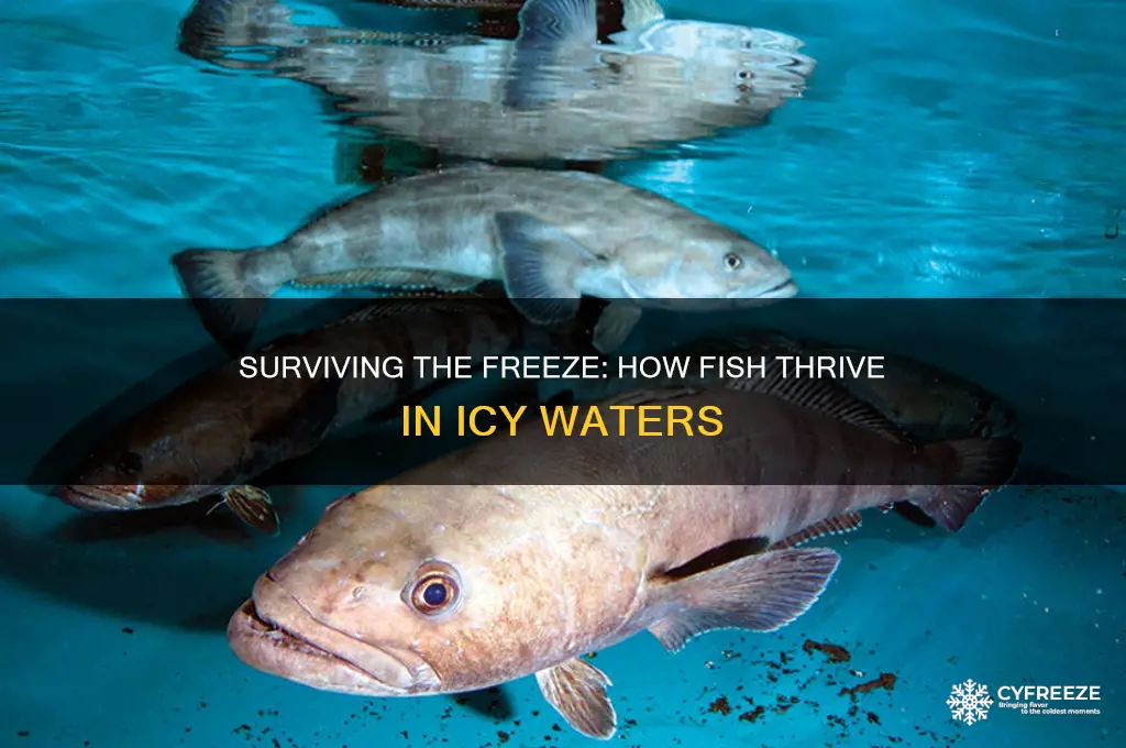 how do fish survive freezing temperatures