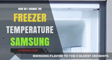 Adjusting Your Samsung Freezer Temperature: A Quick and Easy Guide
