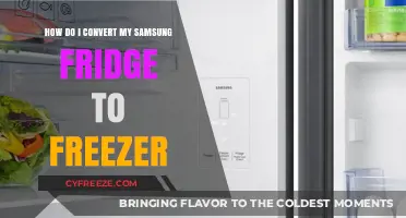Samsung Fridge to Freezer Conversion: A Step-by-Step Guide