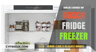 Efficiently Defrosting Your Bosch Fridge Freezer: A Step-by-Step Guide