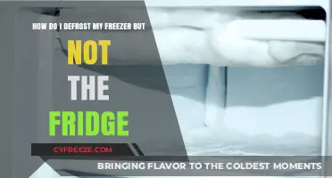 Efficiently Defrost Your Freezer Without Affecting the Fridge: A Guide