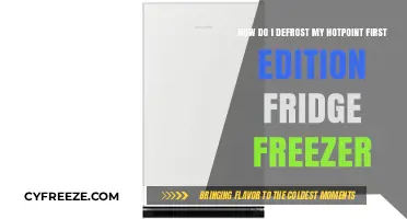 Efficiently Defrosting Your Hotpoint First Edition Fridge Freezer: A Step-by-Step Guide