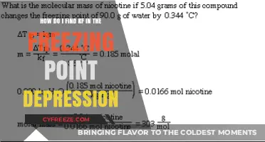 Finding Kf in Freezing Point Depression: A Step-by-Step Guide