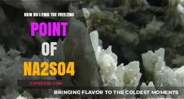 Finding the Freezing Point of Sodium Sulfate (Na2SO4): A Step-by-Step Guide