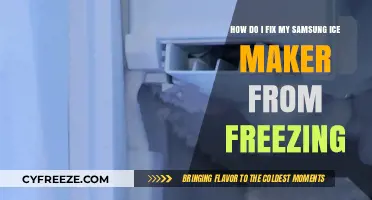 Troubleshooting Samsung Ice Maker Freezing Issues: A Step-by-Step Guide