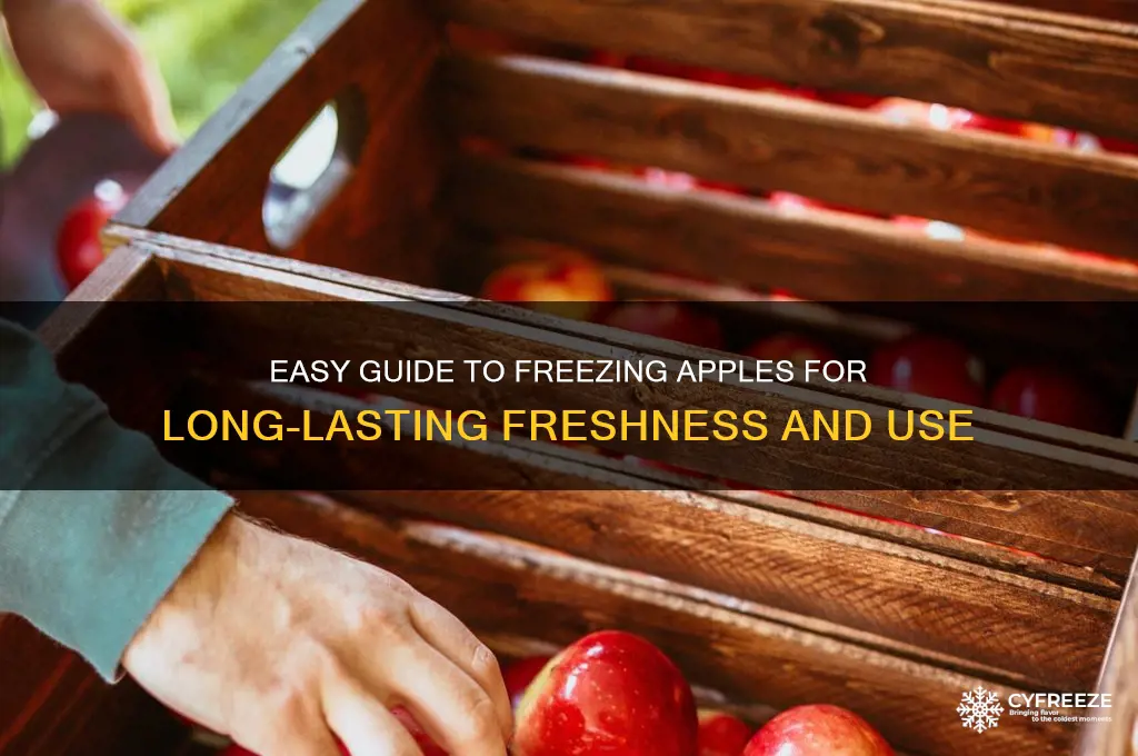 how do i freeze apples for later use