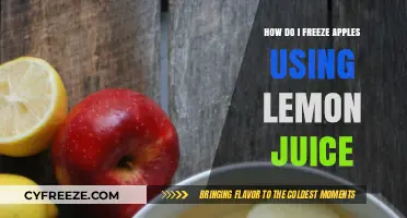Preserve Apples with Lemon Juice: A Simple Freezing Guide