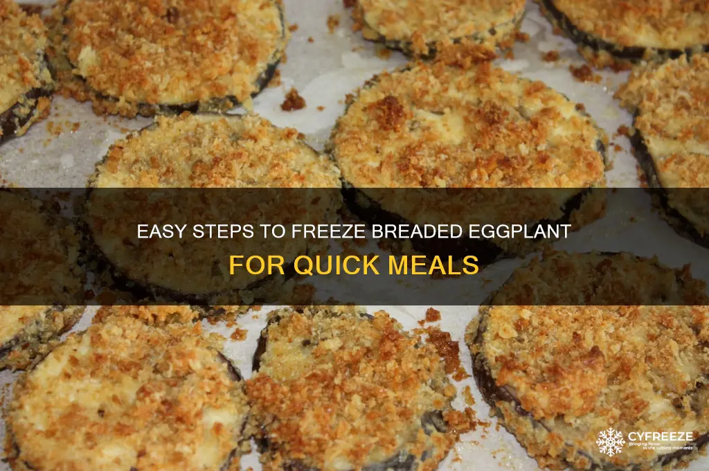 how do i freeze braded egg plant