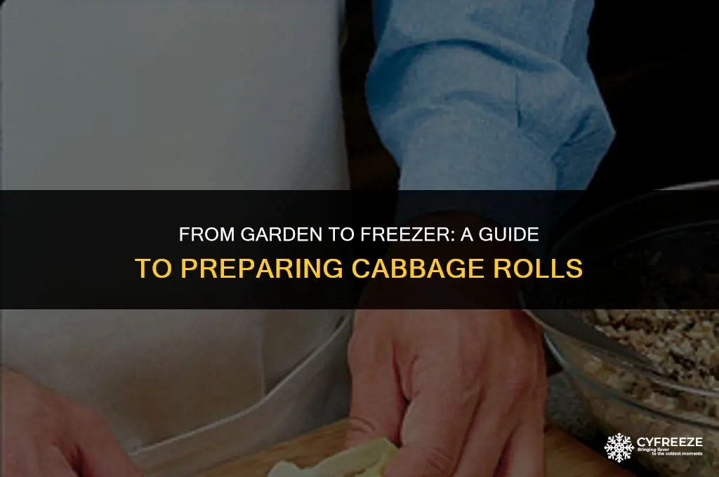how do i freeze cabbage to make cabbage rolls