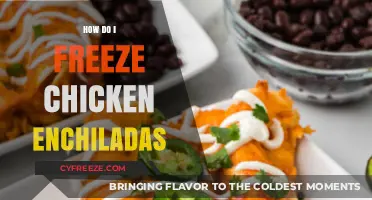 Mastering the Art of Freezing Chicken Enchiladas: A Step-by-Step Guide