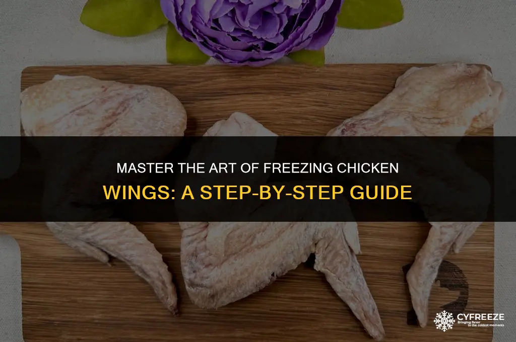 how do i freeze chicken wings