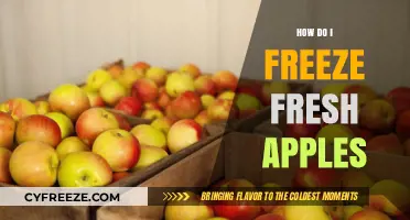 Preserving Crispness: A Guide to Freezing Fresh Apples