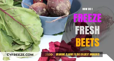 Preserving Nature's Bounty: A Guide to Freezing Fresh Beets