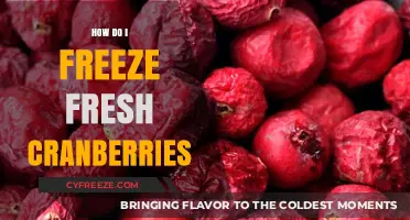 Preserve the Tartness: A Guide to Freezing Fresh Cranberries