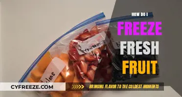 Preserve Nature's Bounty: A Guide to Freezing Fresh Fruit