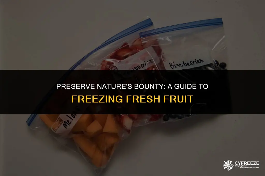 how do i freeze fresh fruit