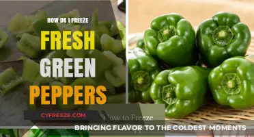 Preserve the Flavor: A Guide to Freezing Fresh Green Peppers