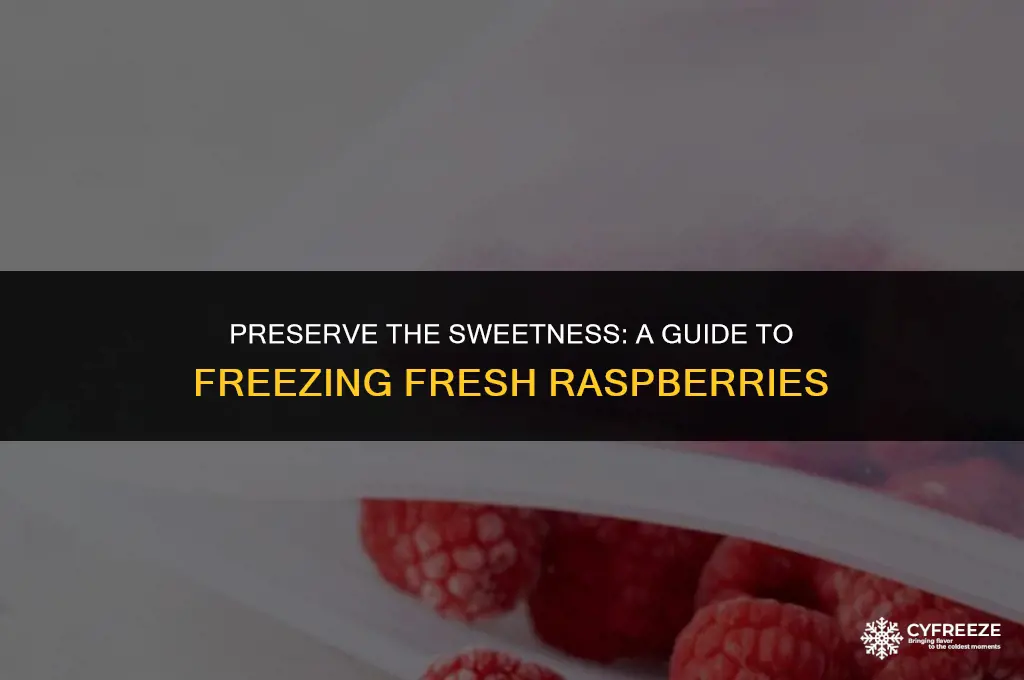 how do i freeze fresh raspberries