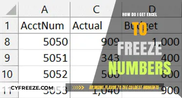 Master Excel: Freeze Numbers in Cells with These Simple Steps