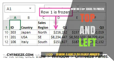 Master Excel: Freeze Top Row and Left Column in Seconds