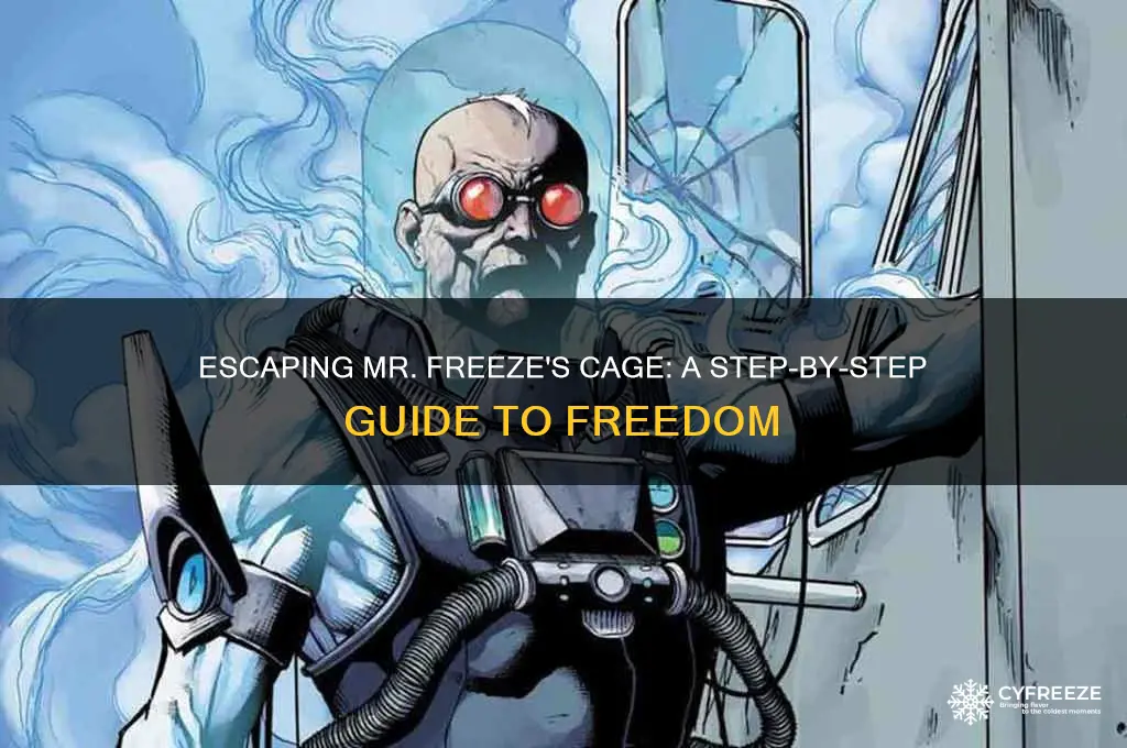 how do i get mr freeze out of the cage