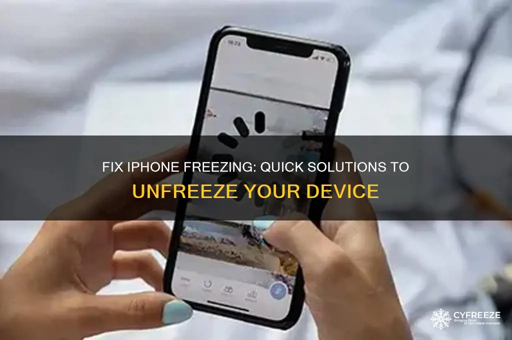 how do i get my iphone to stop freezing