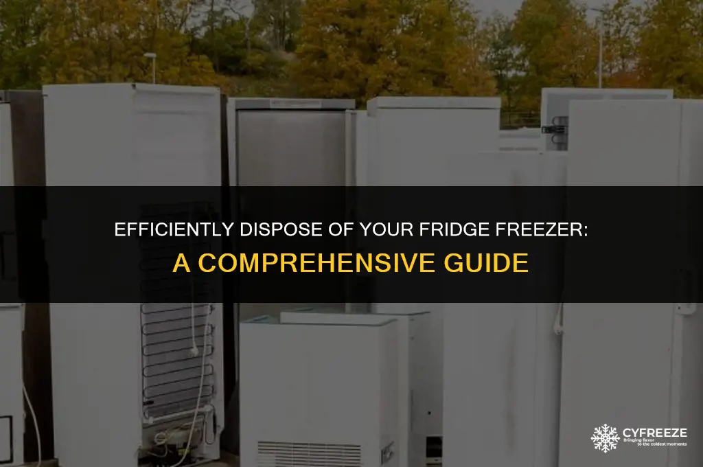how do i get rid of a fridge freezer