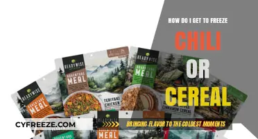 Mastering Food Storage: How to Freeze Chili and Cereal Properly