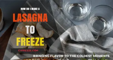 Delicious Lasagna to Freeze: A Step-by-Step Guide