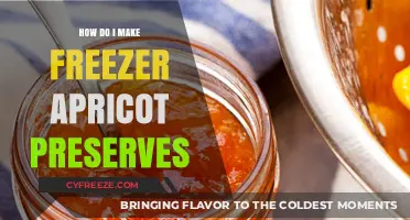 Sweet and Tangy: Homemade Freezer Apricot Preserves Made Easy