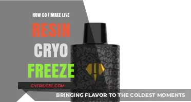 Crafting Live Resin: The Art of Cryo Freezing for Optimal Results