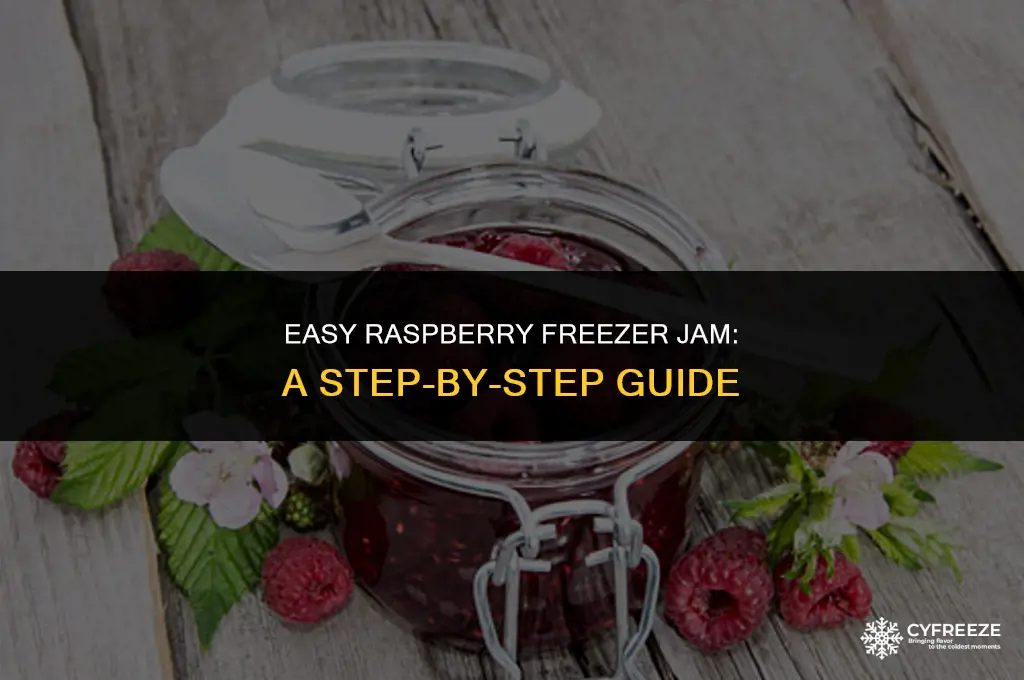 how do i make raspberry freezer jam
