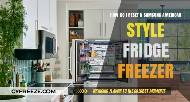 Resetting Your Samsung American Style Fridge Freezer: A Simple Guide