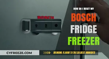 Resetting Your Bosch Fridge Freezer: A Simple Guide