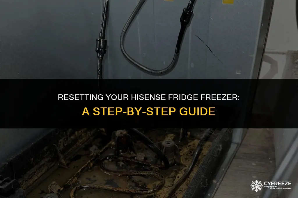 how do i reset my hisense fridge freezer