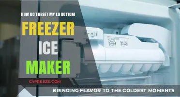 Troubleshooting Your LG Bottom Freezer Ice Maker: A Simple Reset Guide