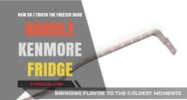 Kenmore Fridge Maintenance: Tightening Your Freezer Door Handle