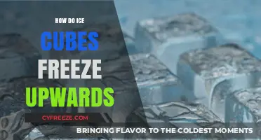The Curious Phenomenon: How Ice Cubes Freeze Upwards
