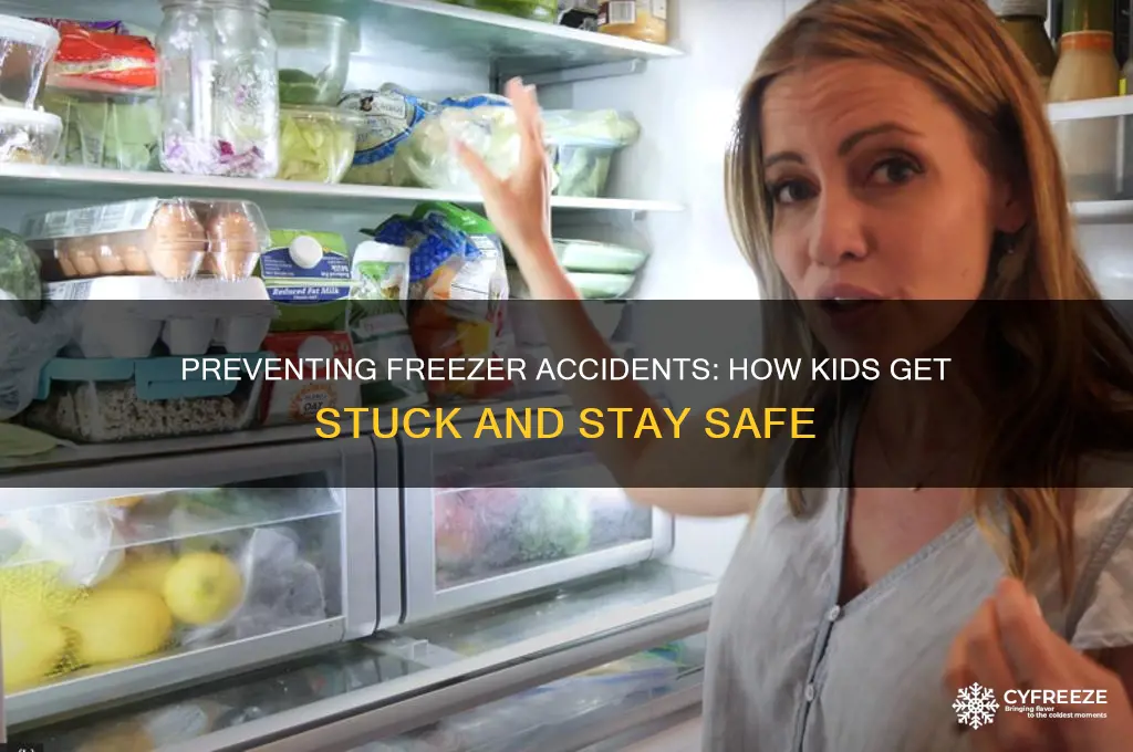 how do kids get stuck in a freezer