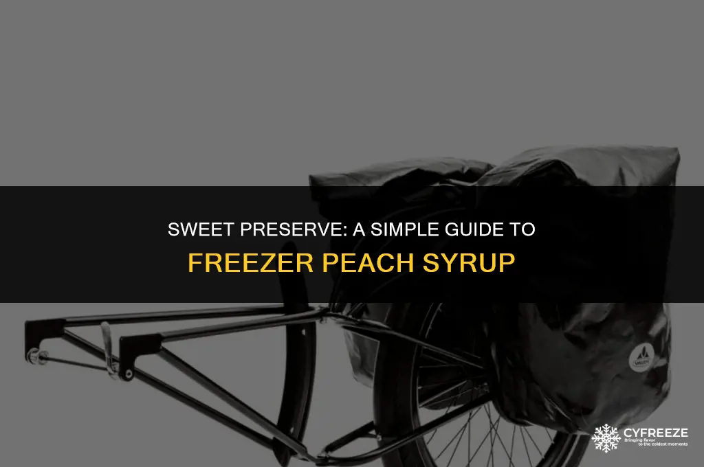 how do make freezer peach syrup