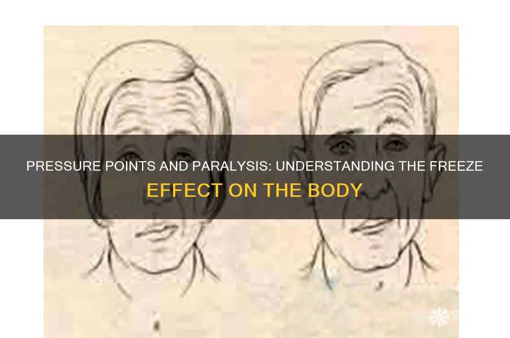 how do pressure points freeze someone