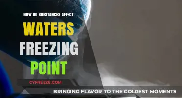 Substances and Their Impact on Water's Freezing Point Explained