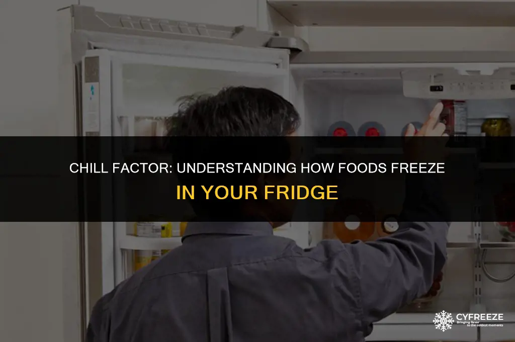 how do things freeze up in the fridge