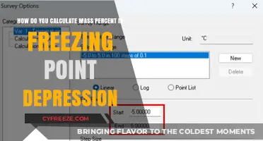 Calculating Mass Percent in Freezing Point Depression: A Step-by-Step Guide