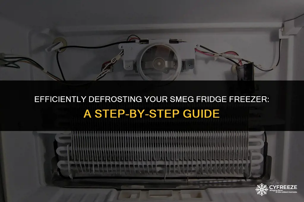 how do you defrost a smeg fridge freezer
